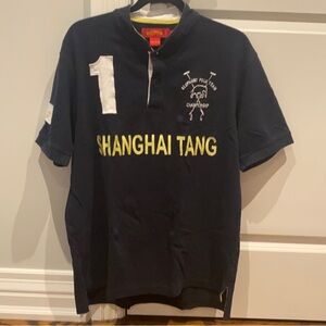 Shanghai Tang 100% Cotton polo size Large